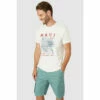 Mantaray Maui Printed Tee For Male