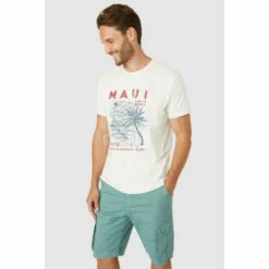 Mantaray Maui Printed Tee For Male