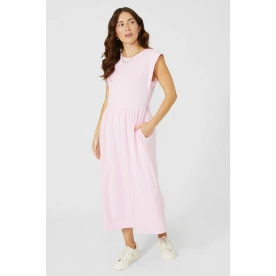 Mantaray Jersey Dress With Pockets For Female 1 Mantaray Jersey Dress With Pockets For Female