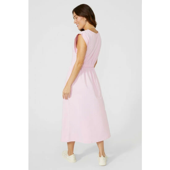 Mantaray Jersey Dress With Pockets For Female 4 Mantaray Jersey Dress With Pockets For Female - Image 4