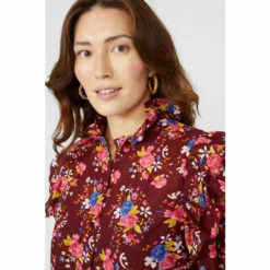 Mantaray Printed Blouse With Frill Detail For Female -Cheap Mantaray Store unnamed file 2743