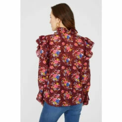 Mantaray Printed Blouse With Frill Detail For Female -Cheap Mantaray Store unnamed file 2744