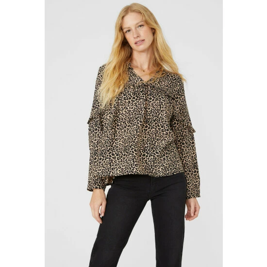 Mantaray Animal Printed Blouse For Female 1 Mantaray Animal Printed Blouse For Female