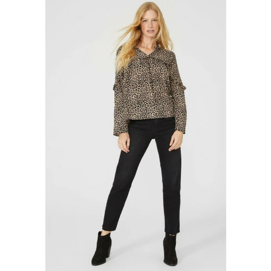 Mantaray Animal Printed Blouse For Female 2 Mantaray Animal Printed Blouse For Female - Image 2