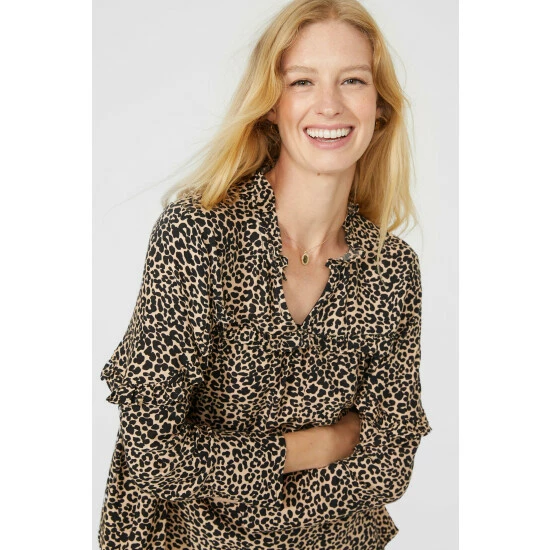 Mantaray Animal Printed Blouse For Female 3 Mantaray Animal Printed Blouse For Female - Image 3