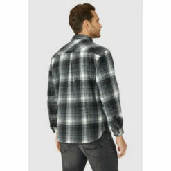 Mantaray Brushed Overcheck Overshirt For Male -Cheap Mantaray Store unnamed file 2756