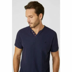 Mantaray Slub Notch Neck T-shirt For Male -Cheap Mantaray Store unnamed file 277