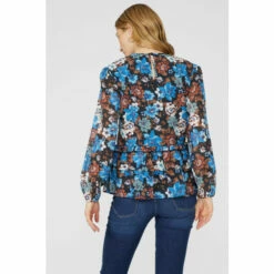 Mantaray Floral Print Gathered Waist Chiffon Top For Female 9 Mantaray Floral Print Gathered Waist Chiffon Top For Female -Cheap Mantaray Store unnamed file 2780