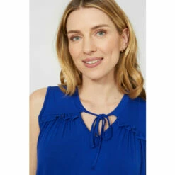 Mantaray Sleeveless Frill Yoke Tier Jersey Maxi Dress For Female -Cheap Mantaray Store unnamed file 2803