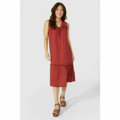 Mantaray Sleeveless Frill Yoke Tier Jersey Maxi Dress For Female -Cheap Mantaray Store unnamed file 2807