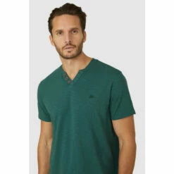 Mantaray Slub Notch Neck T-shirt For Male -Cheap Mantaray Store unnamed file 281