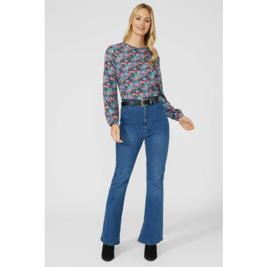 Mantaray Long Sleeve Floral Print Blouse For Female 5 Mantaray Long Sleeve Floral Print Blouse For Female - Image 5