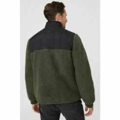 Mantaray Borg Nylon Quilt Patch Pocket Jacket For Male -Cheap Mantaray Store unnamed file 2823