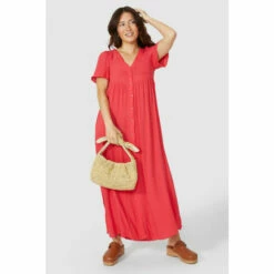 Mantaray V Neck Swing Dress For Female -Cheap Mantaray Store unnamed file 2834