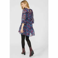 Mantaray Floral Printed Chiffon Tunic Dress For Female -Cheap Mantaray Store unnamed file 285