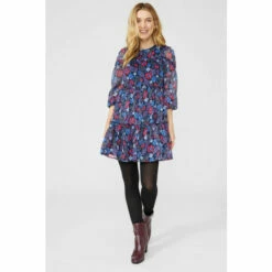 Mantaray Floral Printed Chiffon Tunic Dress For Female -Cheap Mantaray Store unnamed file 287