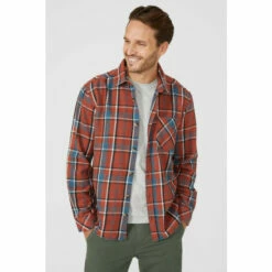 Mantaray Autumn Check Overshirt For Male
