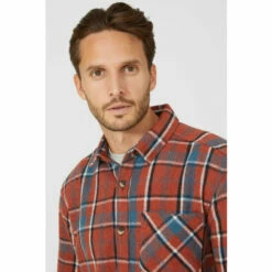 Mantaray Autumn Check Overshirt For Male -Cheap Mantaray Store unnamed file 2873
