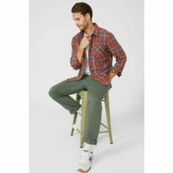 Mantaray Autumn Check Overshirt For Male -Cheap Mantaray Store unnamed file 2875