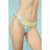 Mantaray Tile Print Tie Side Bikini Bottom For Female