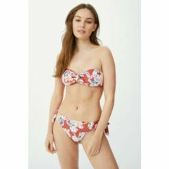 Mantaray Bahama Tie Front Bandeau Bikini Top For Female -Cheap Mantaray Store unnamed file 2918