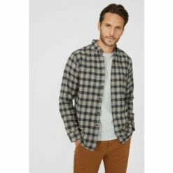 Mantaray Brushed Natural Check Shirt For Male -Cheap Mantaray Store unnamed file 2954