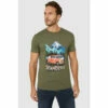 Mantaray Wanderer Printed Tee For Male