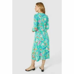 Mantaray Paisley Print Long Sleeve Midi Dress For Female -Cheap Mantaray Store unnamed file 2964
