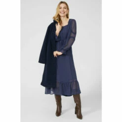 Mantaray Square Neck Button Detail Dobby Midi Dress For Female 11 Mantaray Square Neck Button Detail Dobby Midi Dress For Female -Cheap Mantaray Store unnamed file 297