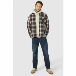 Mantaray Multi Check Overshirt For Male -Cheap Mantaray Store unnamed file 2971