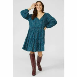 Mantaray Animal Print Tiered Boho Tunic Dress For Female 8 Mantaray Animal Print Tiered Boho Tunic Dress For Female -Cheap Mantaray Store unnamed file 2976