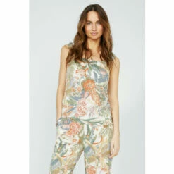 Mantaray Strappy Leafy Floral Print Co-Ord Top For Female -Cheap Mantaray Store unnamed file 2983