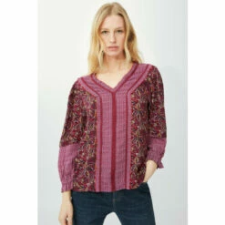 Mantaray Leafy Floral Mix & Match Border Print Top For Female -Cheap Mantaray Store unnamed file 2995