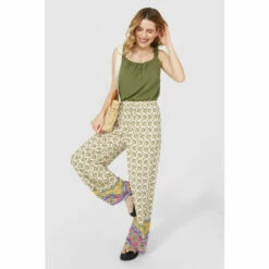 Mantaray Patchwork Border Print Trouser For Female -Cheap Mantaray Store unnamed file 3026