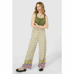 Mantaray Patchwork Border Print Trouser For Female -Cheap Mantaray Store unnamed file 3027