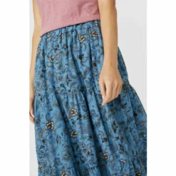Mantaray Floral Print Tiered Midi Skirt For Female -Cheap Mantaray Store unnamed file 3030