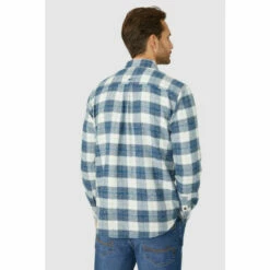 Mantaray Herringbone Broken Check Shirt For Male -Cheap Mantaray Store unnamed file 3038