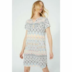 Mantaray Zig Zag Border Print Jersey Tunic Dress For Female -Cheap Mantaray Store unnamed file 3051