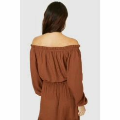 Mantaray Linen Mix Tie Neck Top For Female -Cheap Mantaray Store unnamed file 3055