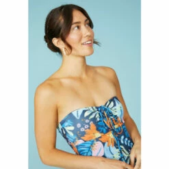 Mantaray Cara Floral Print Bandeau Swimsuit For Female -Cheap Mantaray Store unnamed file 3074