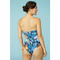 Mantaray Cara Floral Print Bandeau Swimsuit For Female -Cheap Mantaray Store unnamed file 3075