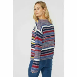 Mantaray Textured Stripe Crew Neck Jumper For Female -Cheap Mantaray Store unnamed file 3117