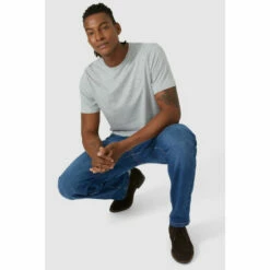 Mantaray Pure Cotton Slub Crew Tee For Male -Cheap Mantaray Store unnamed file 3195