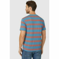 Mantaray Racer Stripe Grandad Collar Tee For Male -Cheap Mantaray Store unnamed file 3229
