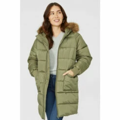 Mantaray Patch Pocket Hooded Puffer With Side Zips For Female -Cheap Mantaray Store unnamed file 3266