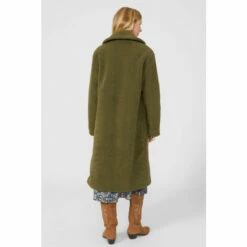 Mantaray Collared Borg Longline Teddy Coat For Female -Cheap Mantaray Store unnamed file 3295