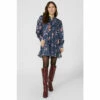 Mantaray Ditsy Print Frill Detail Tunic Dress For Female