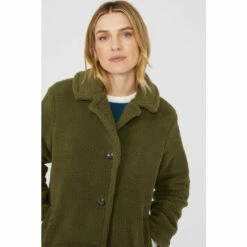 Mantaray Collared Borg Teddy Coat For Female -Cheap Mantaray Store unnamed file 3327