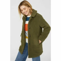 Mantaray Collared Borg Teddy Coat For Female -Cheap Mantaray Store unnamed file 3330