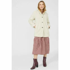 Mantaray Collared Borg Teddy Coat For Female -Cheap Mantaray Store unnamed file 3331